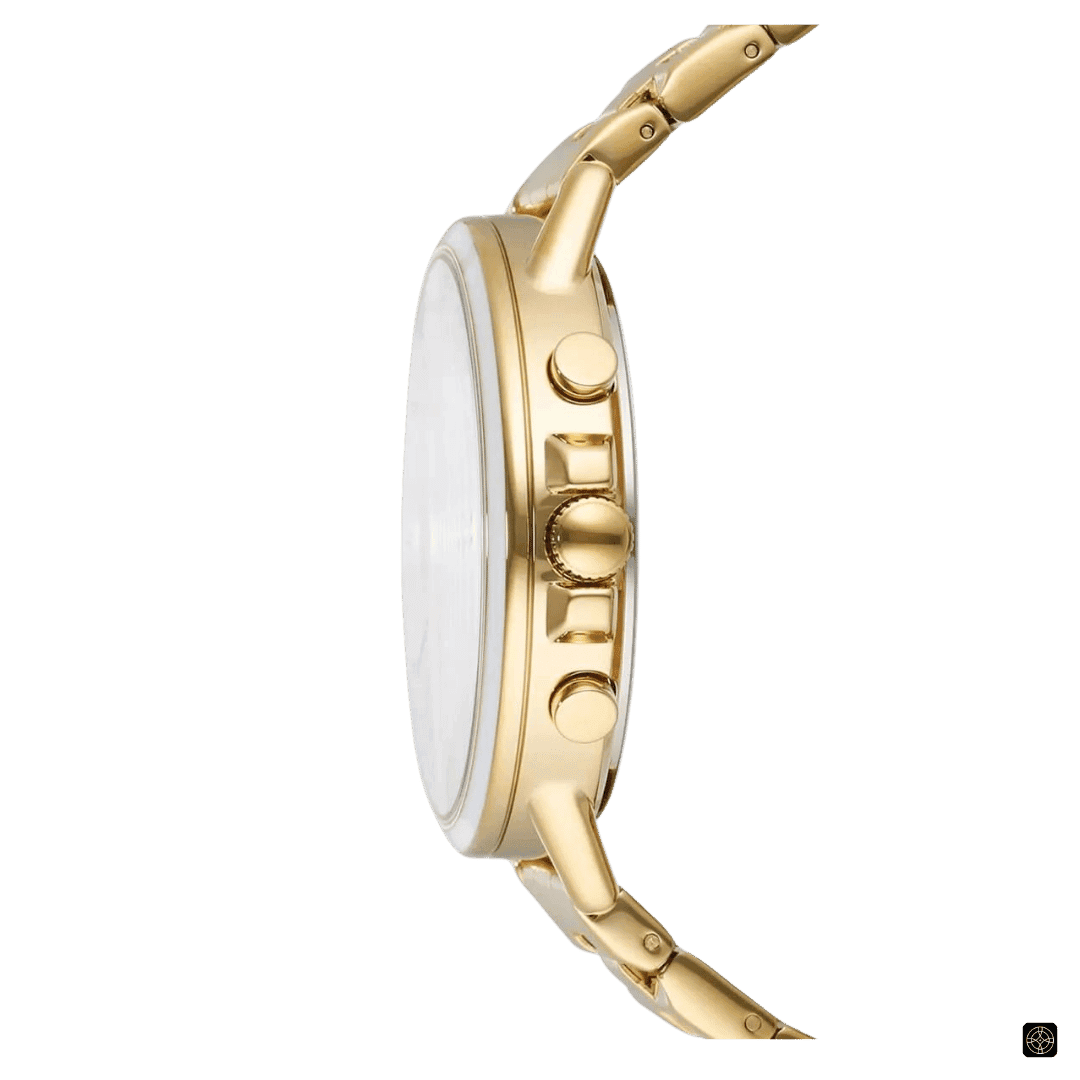 Tommy Hilfiger Women's Watch 1781786, Gold/White, Bracelet -3