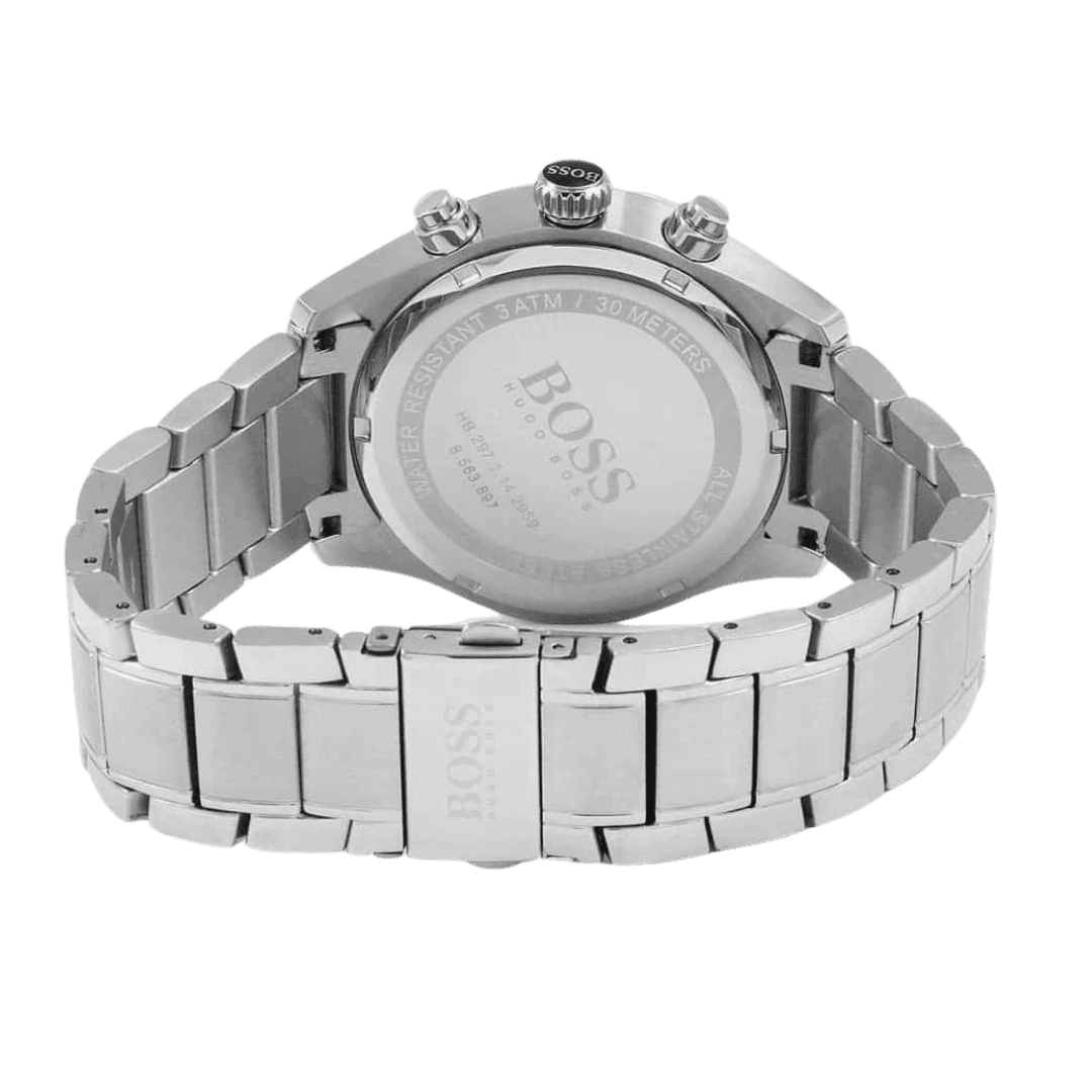 BOSS hugo Grand Prix Men's Blue Dial Stainless Steel Band Watch-1513478-3