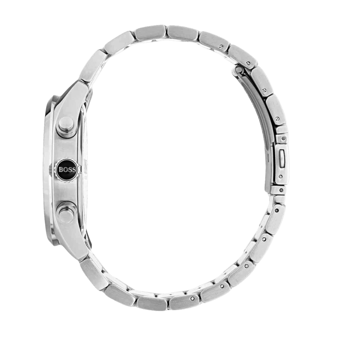 BOSS hugo Grand Prix Men's Blue Dial Stainless Steel Band Watch-1513478-4