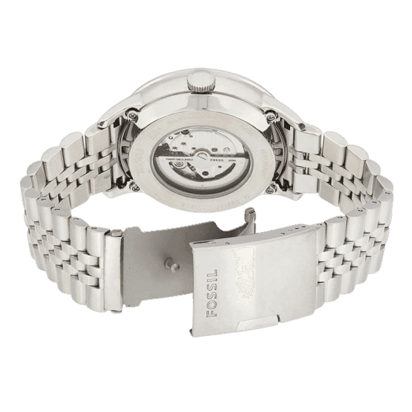 Fossil Men's Townsman Automatic Stainless Steel Two-Hand Subeye Watch, Color Silver Model ME3107-4