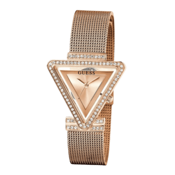 GUESS GW0508L3 ANALOG WATCH For Women Rose Gold Stainless Steel:Mesh Bracelet-1