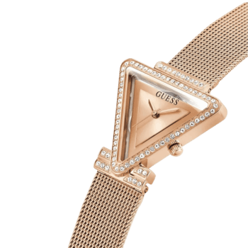 GUESS GW0508L3 ANALOG WATCH For Women Rose Gold Stainless Steel:Mesh Bracelet-2