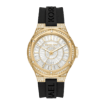 Michael Kors MK7247 Ladies Lennox Watch - Black rubber band-1