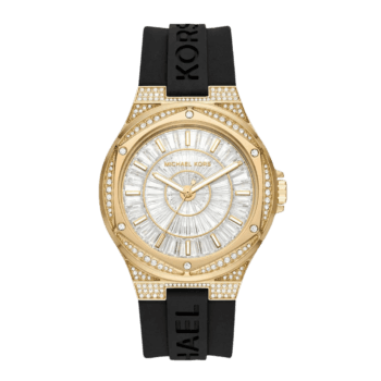 Michael Kors MK7247 Ladies Lennox Watch - Black rubber band-1