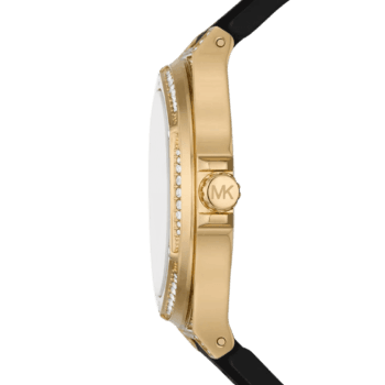 Michael Kors MK7247 Ladies Lennox Watch - Black rubber band-4