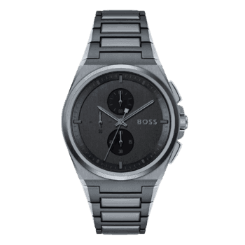 Original Hugo BOSS Steer Analog Gray Dial Men’s Watch 1513996-1