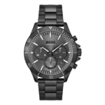 Original Hugo Boss Boss 1514058 Troper Watch - Black Stainless Steel, Watch with Black Dial -1