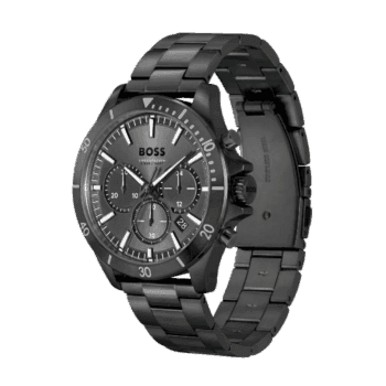 Original Hugo Boss Boss 1514058 Troper Watch - Black Stainless Steel, Watch with Black Dial -2