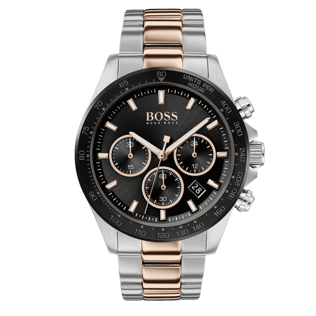 Original Hugo Boss Mens Quartz Wrist Watch, Chronograph and Stainless Steel- 1513757 -1 Original Hugo Boss Mens Quartz Wrist Watch, Chronograph and Stainless Steel- 1513757 -1
