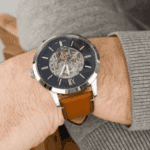 Original Townsman 48mm Automatic Light Brown Leather Watch ME3154-1