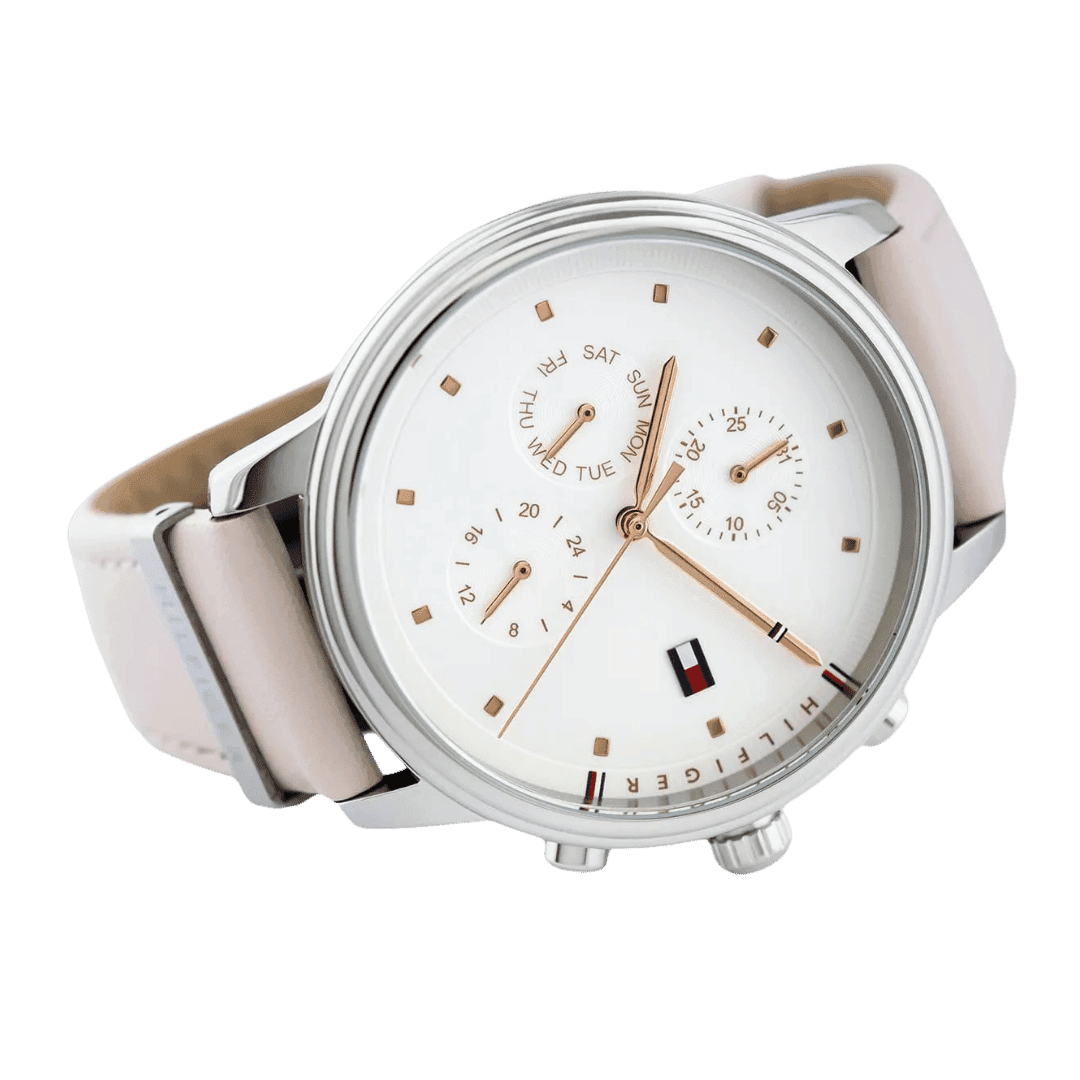Tommy Hilfiger Blake Women's Silver Dial Leather Band Watch - 1781906-2 Tommy Hilfiger Blake Women's Silver Dial Leather Band Watch - 1781906-2