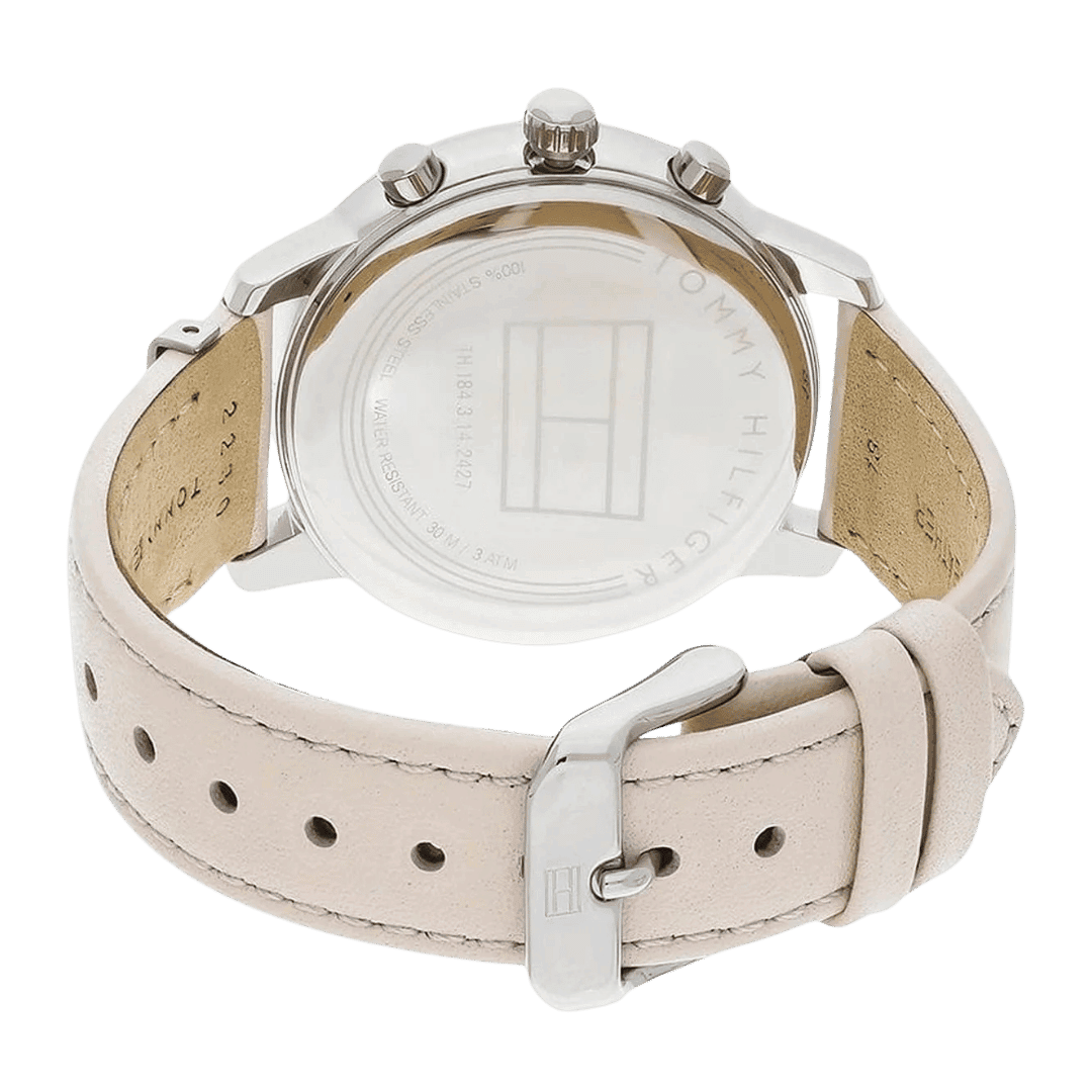 Tommy Hilfiger Blake Women's Silver Dial Leather Band Watch - 1781906-4 Tommy Hilfiger Blake Women's Silver Dial Leather Band Watch - 1781906-4