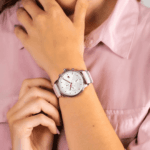 Tommy Hilfiger Blake Women’s Silver Dial Leather Band Watch – 1781906-1