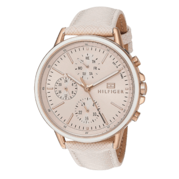 Tommy Hilfiger Casual Watch For Women Analog Pink Leather - 1781789-1