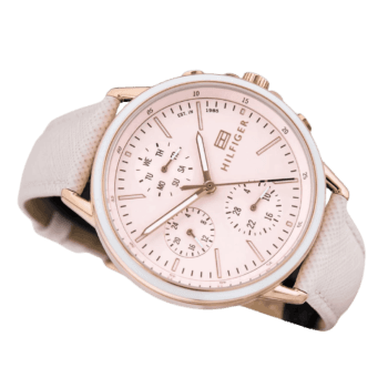 Tommy Hilfiger Casual Watch For Women Analog Pink Leather - 1781789-2