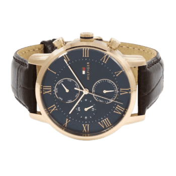 Tommy Hilfiger Men's Blue Dial Leather Band Watch - 1791399 -2