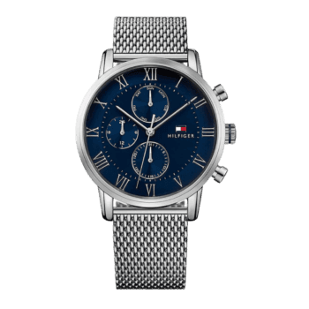 Tommy Hilfiger Men's Blue Dial Stainless Steel Watch - 1791398-1