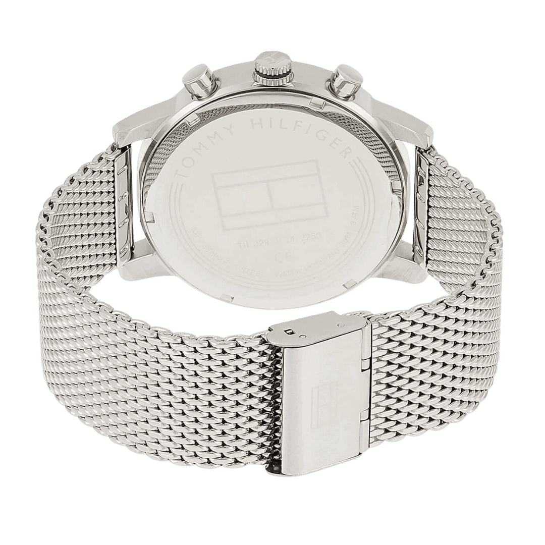 Tommy Hilfiger Men's Blue Dial Stainless Steel Watch - 1791398-2