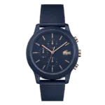 Lacoste.12.12 Chronograph Blue Round Dial Men's Watch - 2011013 -1