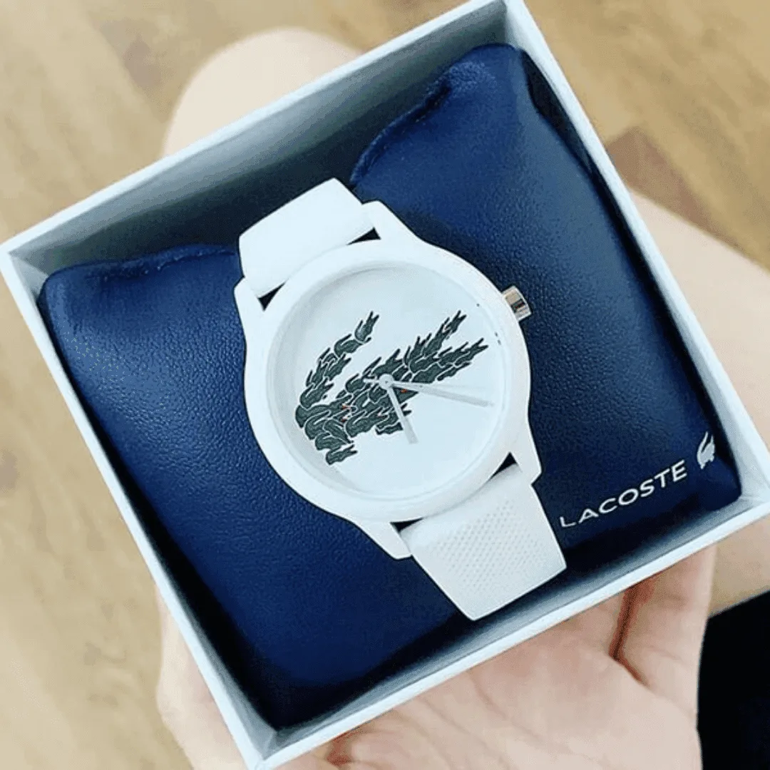 Men's Lacoste.12.12 Water Resistant Analog Watch 2011039 - 42 mm -4