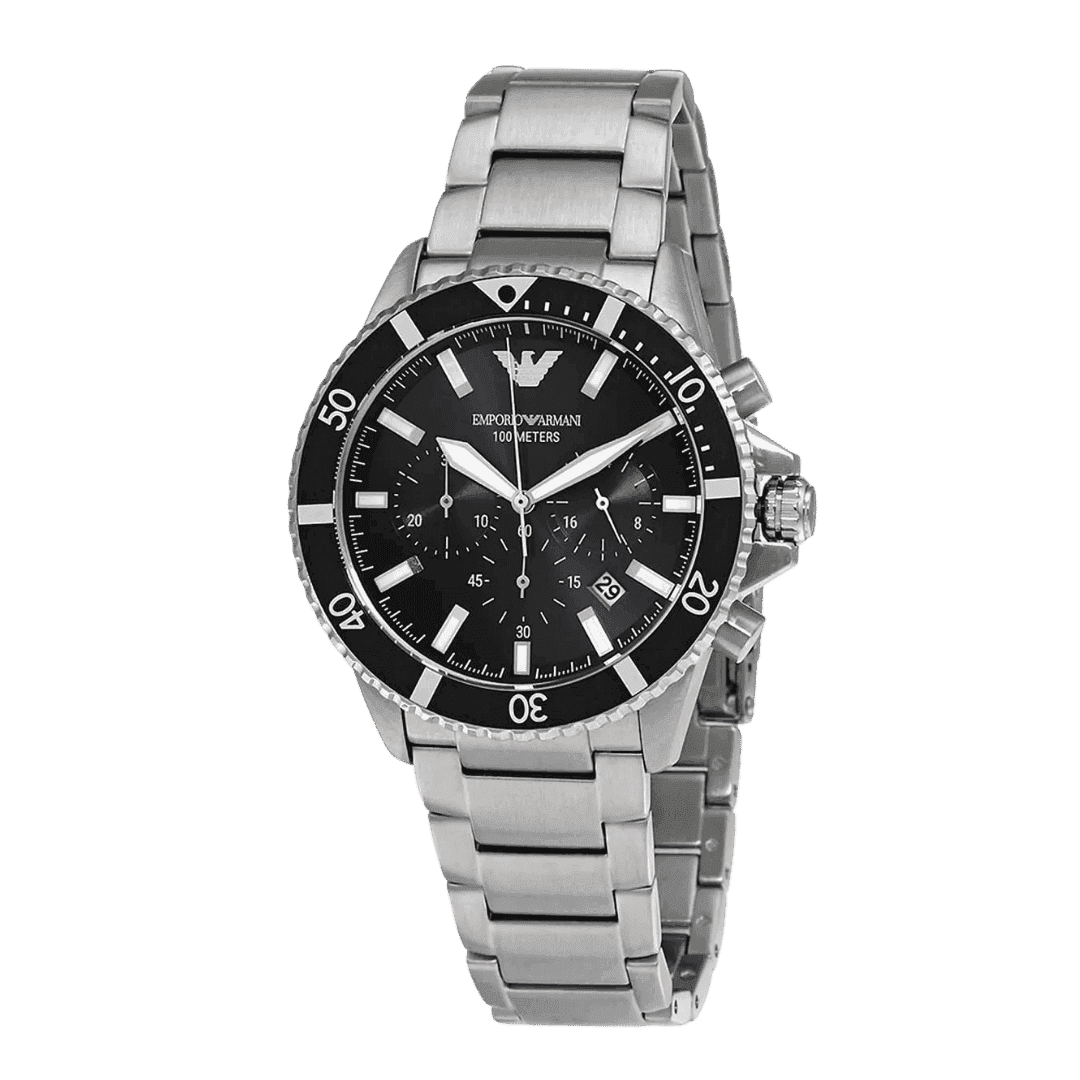 Original EMPORIO ARMANI Men's Watch - AR11360 Stainless Steel Silver Belt Genuine -2 Original EMPORIO ARMANI Men's Watch - AR11360 Stainless Steel Silver Belt Genuine -2