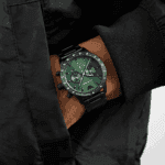 Original Emporio Armani Casual Watch AR11472, Black, Green Dial -1