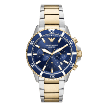 Original Emporio Armani KORANZ AR11362 Chronograph Analog Watch for Men Blue Dail -1