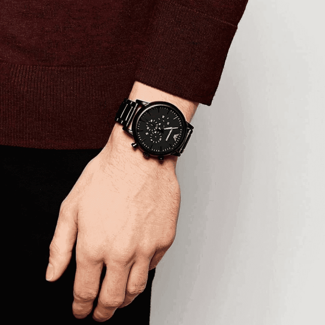 Original Emporio Armani Luigi Men's Stainless Steel Band Watch - AR1895 -6