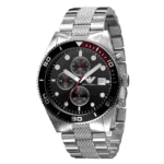 Original Emporio Armani Men'S Black Dial Stainless Steel Band Chronograph Watch AR5855 -1