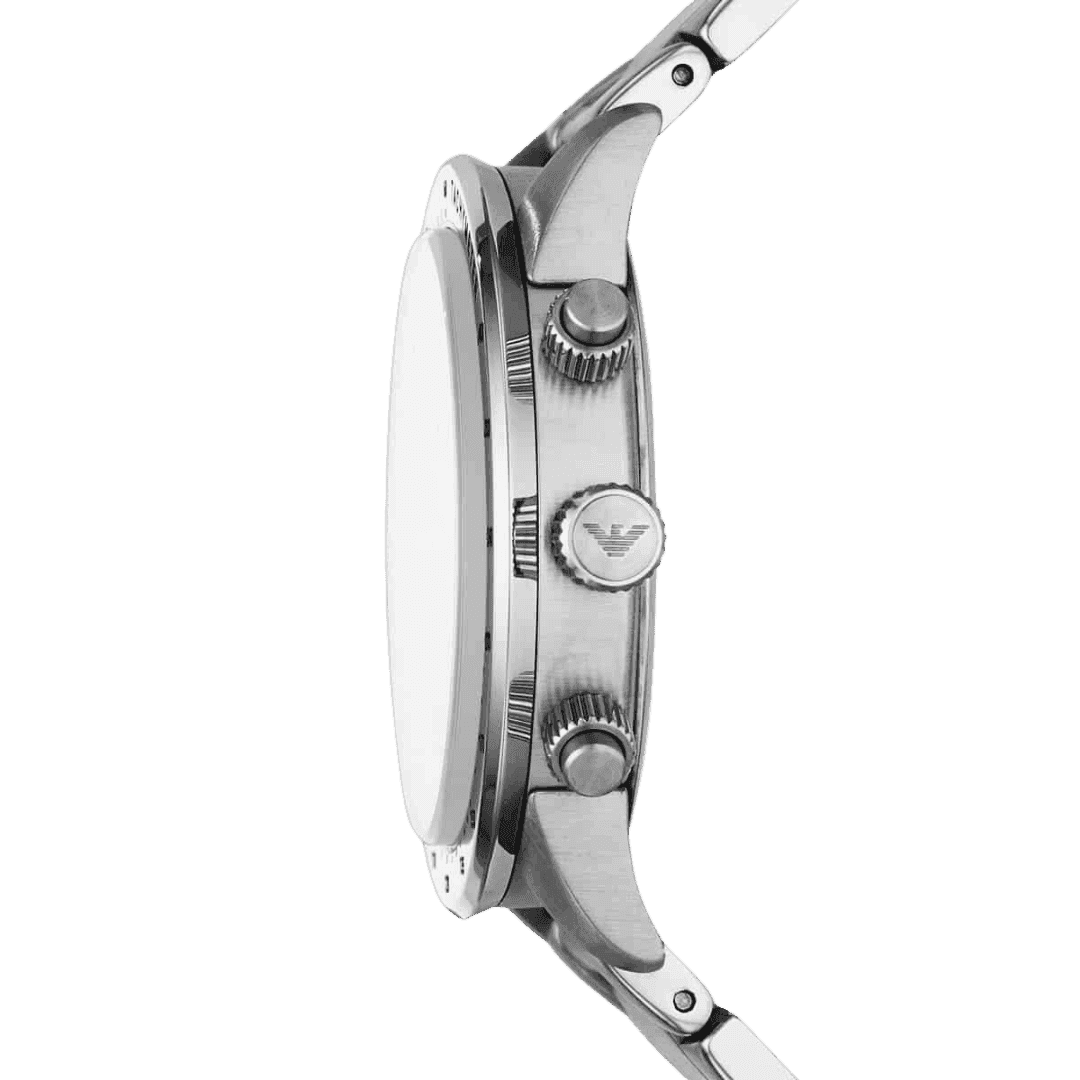 Original Emporio Armani Men's Black Dial Stainless Steel Analog Watch AR11241 -4 Original Emporio Armani Men's Black Dial Stainless Steel Analog Watch AR11241 -4