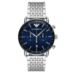 Original Emporio Armani Mens Quartz Watch, Chronograph Display And Stainless Steel Strap AR11238 -1