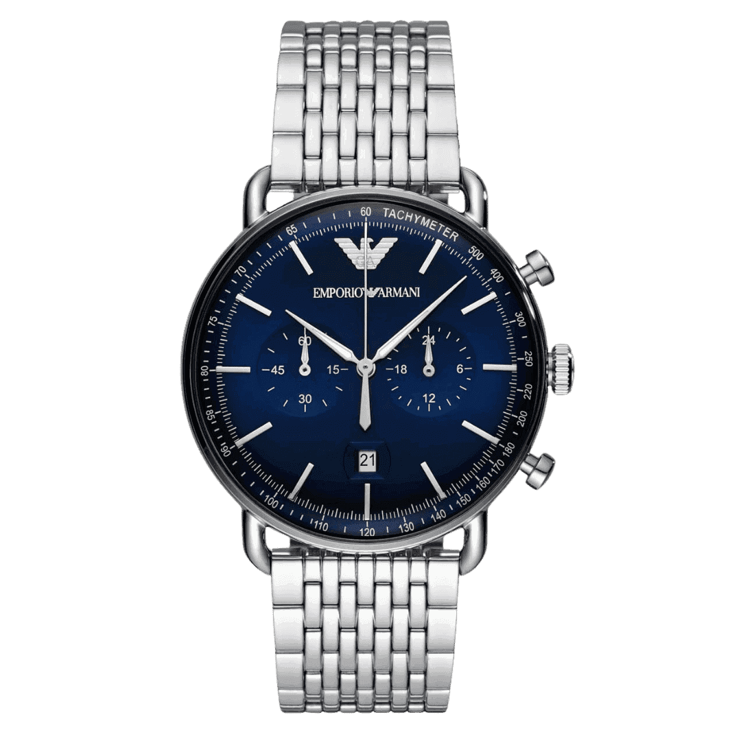 Original Emporio Armani Mens Quartz Watch, Chronograph Display And Stainless Steel Strap AR11238 -1 Original Emporio Armani Mens Quartz Watch, Chronograph Display And Stainless Steel Strap AR11238 -1