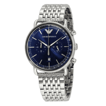 Original Emporio Armani Mens Quartz Watch, Chronograph Display And Stainless Steel Strap AR11238 -2