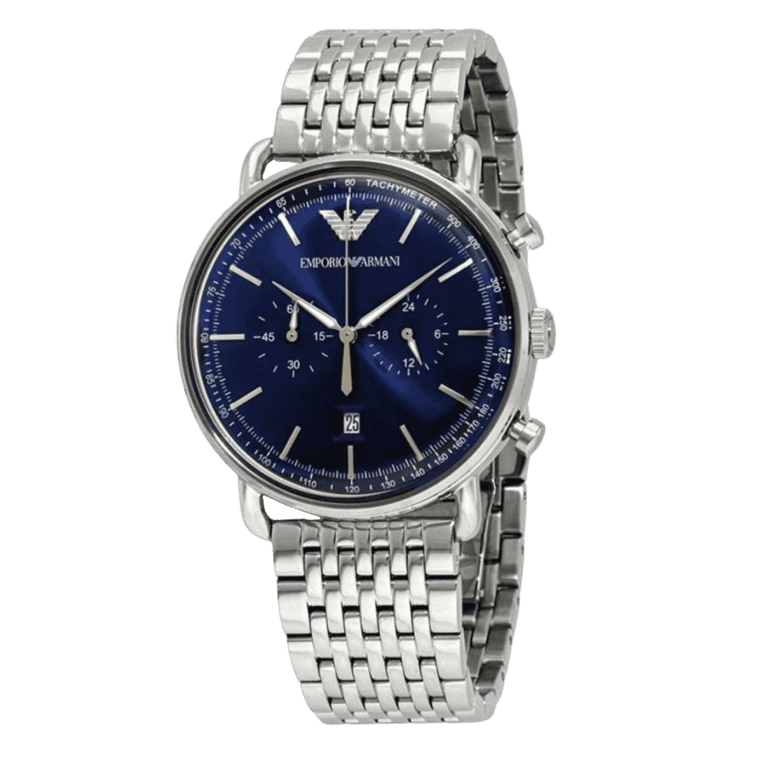 Original Emporio Armani Mens Quartz Watch, Chronograph Display And Stainless Steel Strap AR11238 -2 Original Emporio Armani Mens Quartz Watch, Chronograph Display And Stainless Steel Strap AR11238 -2