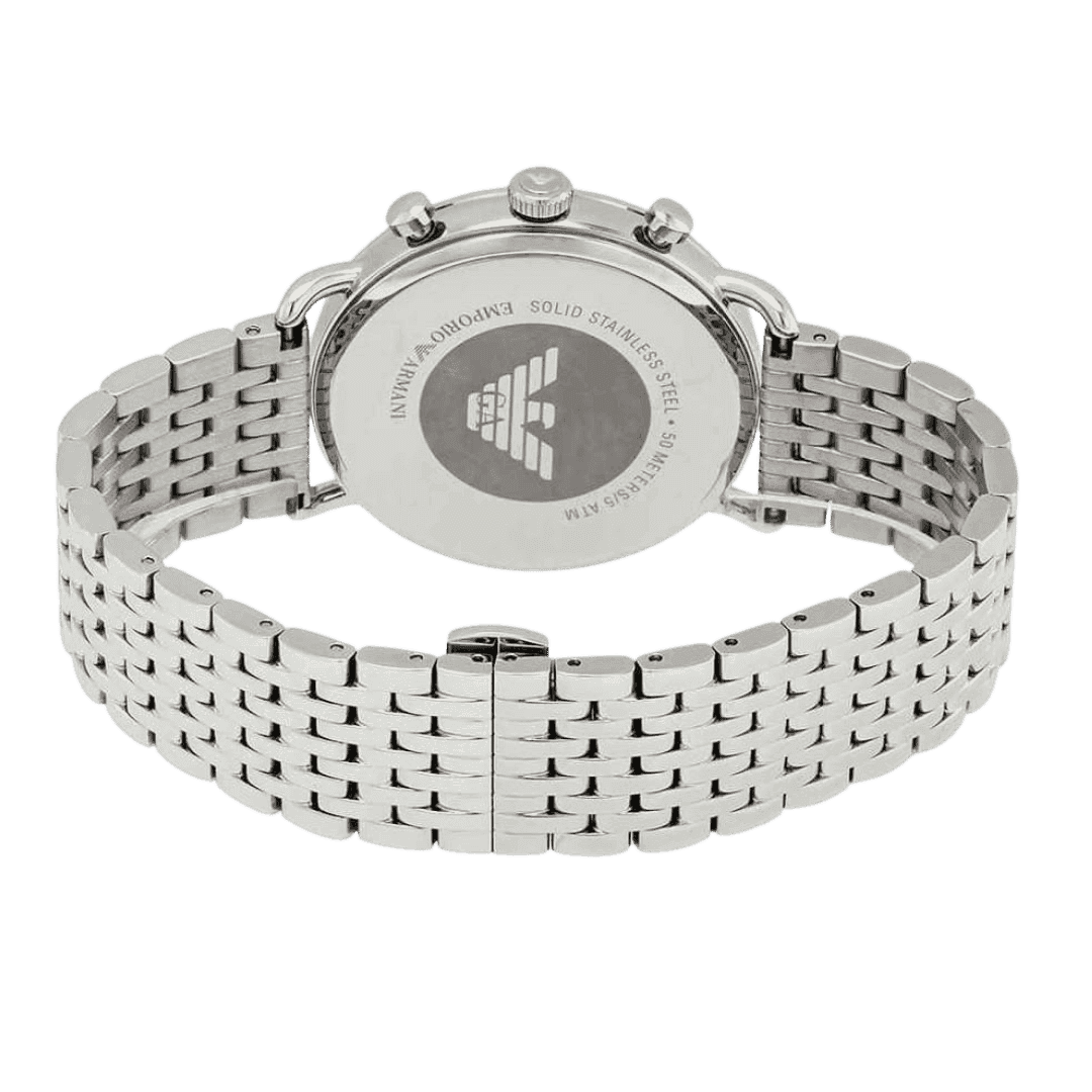 Original Emporio Armani Mens Quartz Watch, Chronograph Display And Stainless Steel Strap AR11238 -5 Original Emporio Armani Mens Quartz Watch, Chronograph Display And Stainless Steel Strap AR11238 -5