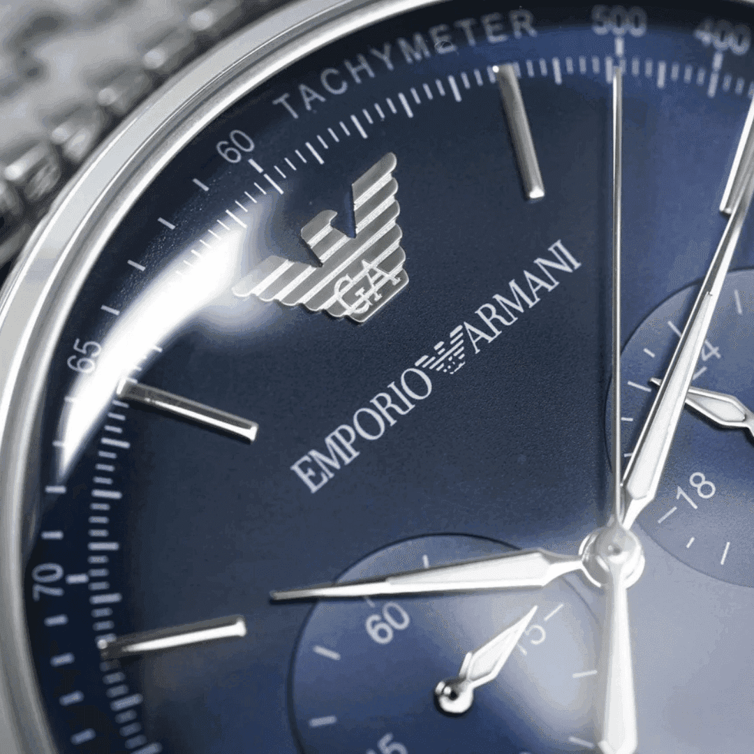 Original Emporio Armani Mens Quartz Watch, Chronograph Display And Stainless Steel Strap AR11238 -6 Original Emporio Armani Mens Quartz Watch, Chronograph Display And Stainless Steel Strap AR11238 -6