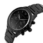 Original Emporio Armani Men’s Stainless Steel AR11242 Watch with Chronograph – Three Hand Movement, Black:Black, Chronograph -1
