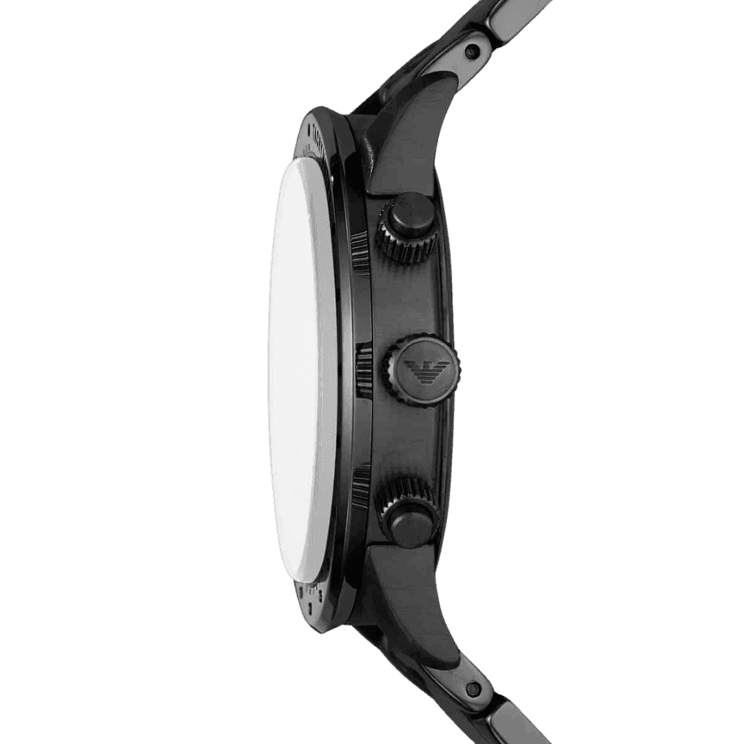 Original Emporio Armani Men's Stainless Steel AR11242 Watch with Chronograph - Three Hand Movement, Black:Black, Chronograph -4 Original Emporio Armani Men's Stainless Steel AR11242 Watch with Chronograph - Three Hand Movement, Black:Black, Chronograph -4