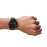 Original Emporio Armani Men’s Stainless Steel AR11242 Watch with Chronograph – Three Hand Movement, Black:Black, Chronograph -1