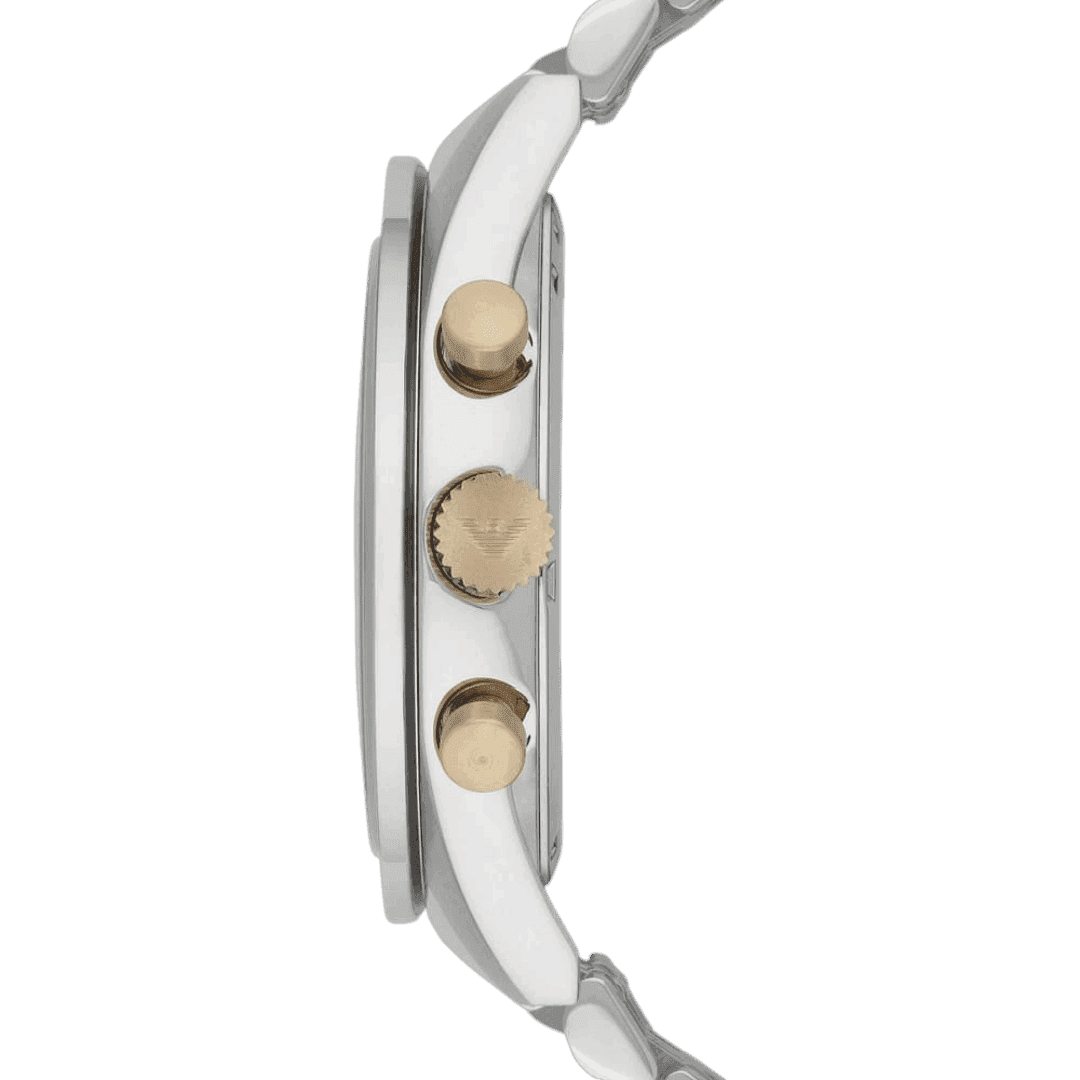 Original Emporio Armani Tazio Blue Dial Stainless Steel Men's Watch AR6088 -3 Original Emporio Armani Tazio Blue Dial Stainless Steel Men's Watch AR6088 -3