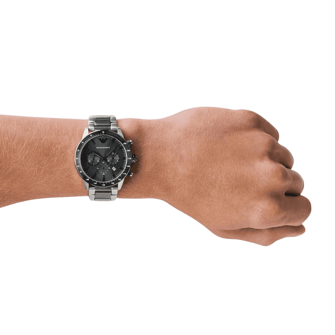 Original Emporio Armani Watch. AR11391 - Black Dial -6 Original Emporio Armani Watch. AR11391 - Black Dial -6