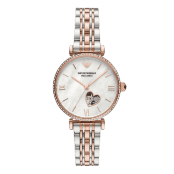 Original Emporio Armani Women's Automatic Two-Tone Stainless Steel Watch Model AR60049 -1