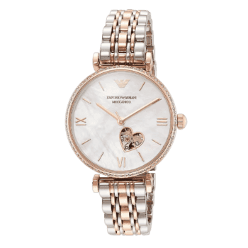 Original Emporio Armani Women's Automatic Two-Tone Stainless Steel Watch Model AR60049 -2
