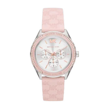 Original MICHAEL KORS LADIES JESSA CRYSTAL WATCH, SILVER MK7268 - 40mm - Water Resistance -1