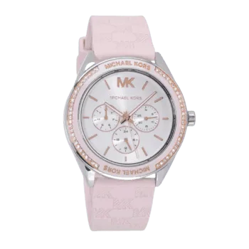 Original MICHAEL KORS LADIES JESSA CRYSTAL WATCH, SILVER MK7268 - 40mm - Water Resistance -2