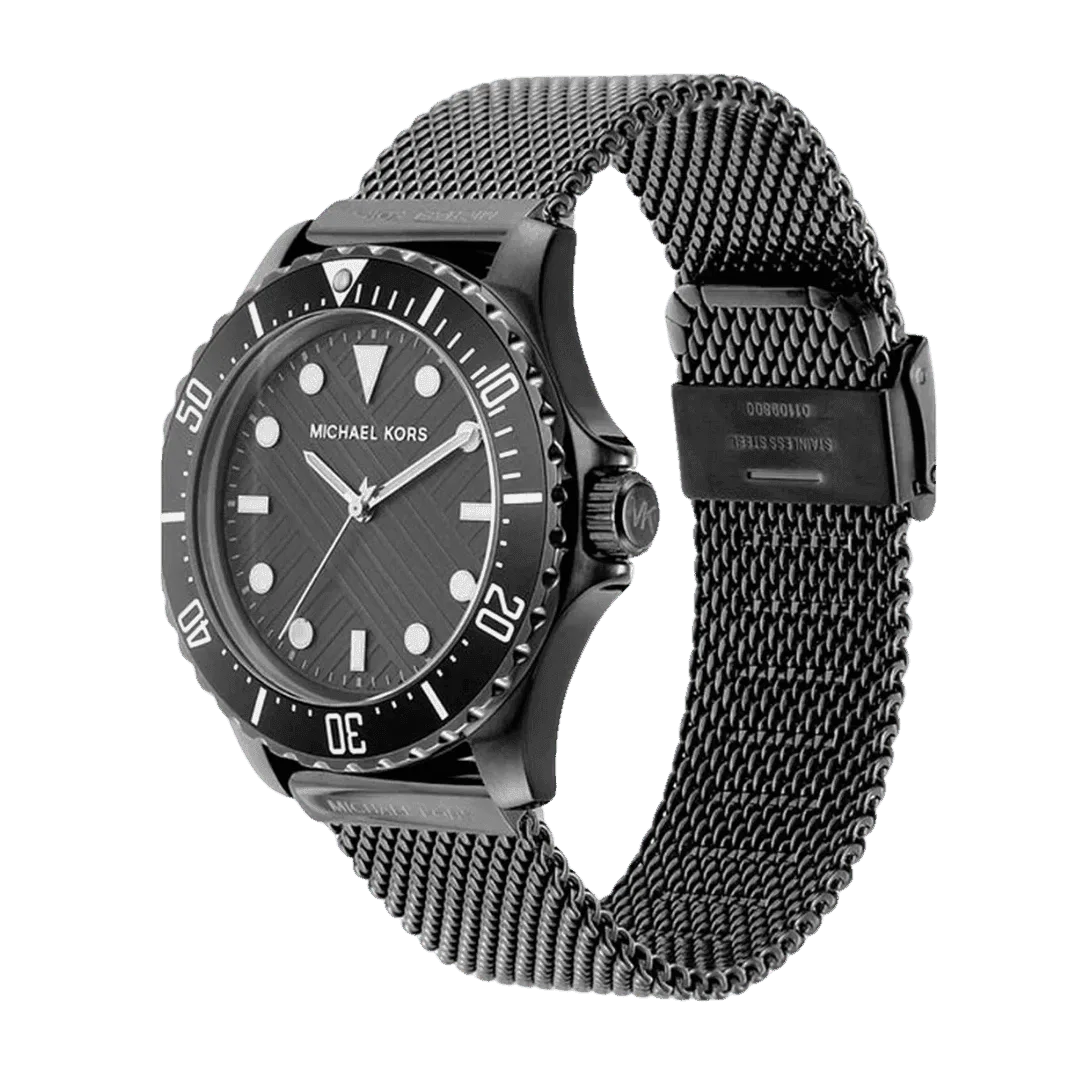 Original Michael Kors Men’s Watch Everest MK9093 - Grey mesh Strap -2