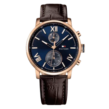 Original Tommy Hilfiger Men's 1791308 Alden Analog Display Quartz Brown Watch -1