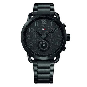 Original Tommy Hilfiger Men's 1791423 Stainless Steel Round Analog Water Resistant Watch -1
