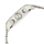 Original Tommy Hilfiger Men’s TRENT Round Shape Stainless Steel Analog Wrist Watch 46 mm – Silver metal belt with Black dial – 1791805 -1