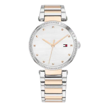 Original Tommy Hilfiger Women's Lynn Stone Studded Analog Watch 32mm 1782236 -1